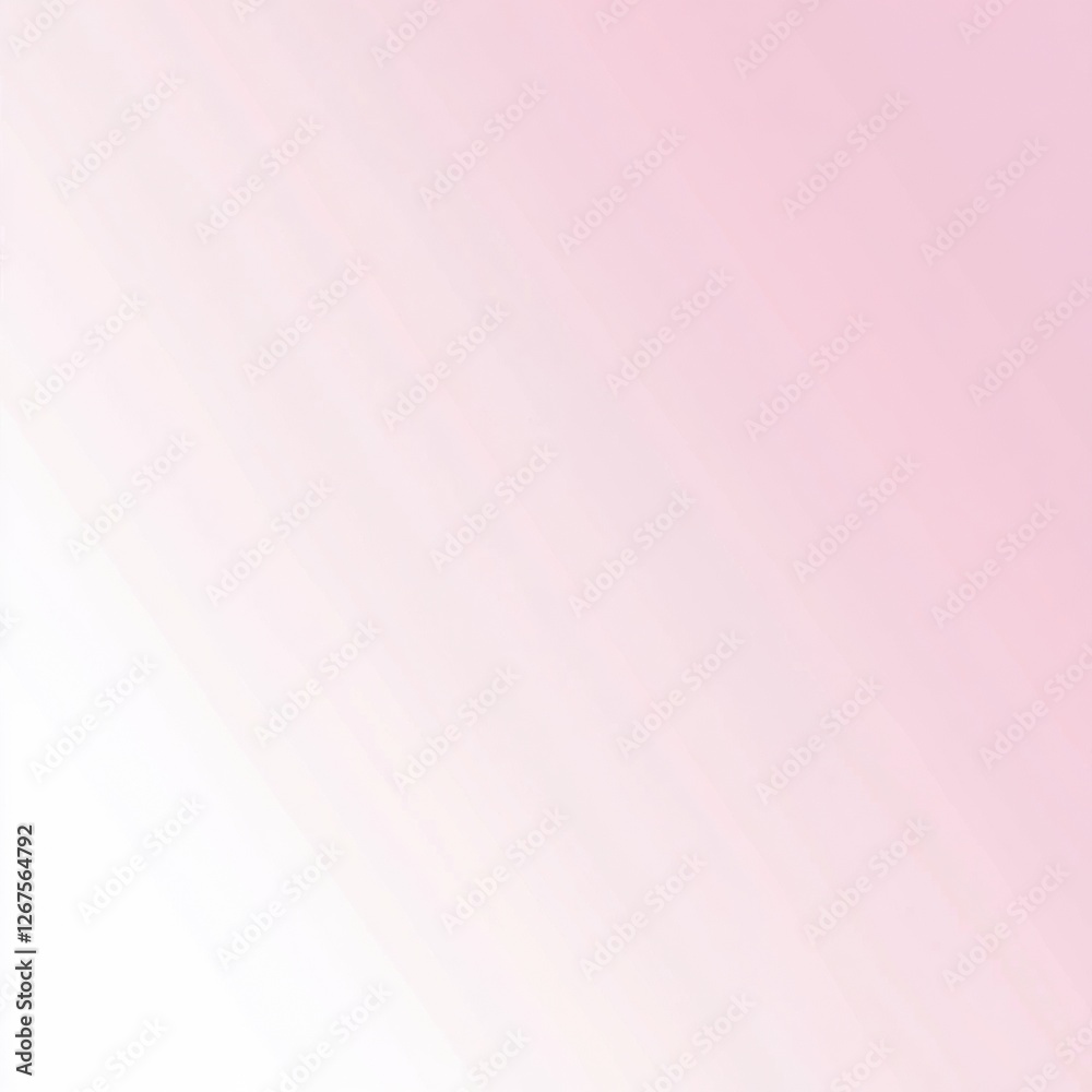 Poster soft pastel gradient fills the background with shades of pink and white in a serene atmosphere at du
