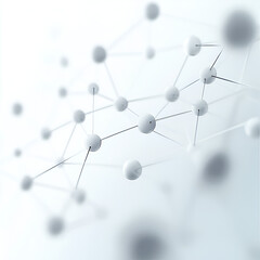 a white minimalist background with a form representing technology in the medical sector

