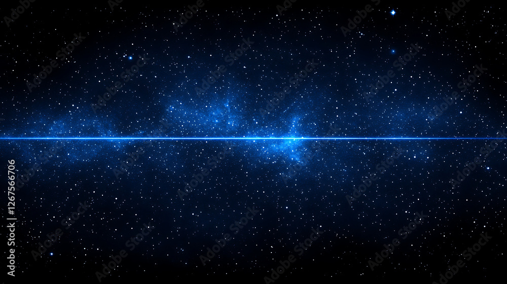 Wall mural cosmic nebula glow across the universe a celestial display of light and color in deep space scenery