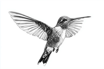 Obraz premium Hummingbird in flight