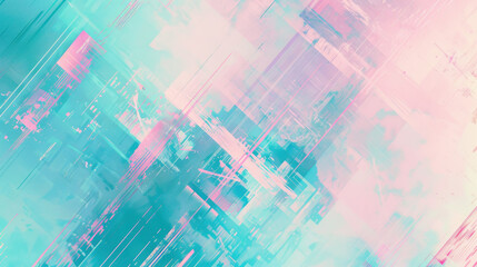 Obraz premium abstract watercolor background blue and pink