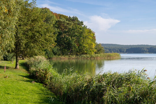 Europa, Deutschland, Mecklenburg-Vorpommern, Ostsee, Insel Usedom, Loddin, Landschaft am K&ouml;lpinsee
