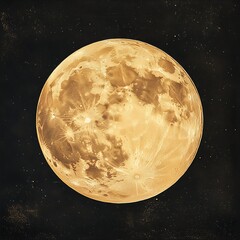 Golden Autumn Clouds Moon Over Mountains Sunset HD Image