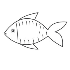 fish vector icon