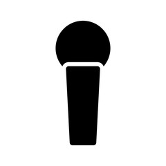 Microphone with confetti and sparkles line icon, representing celebration and joyful karaoke moments.