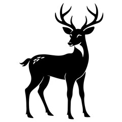 deer silhouette vector