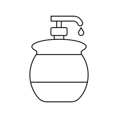 detergent lineal icon with white background vector stock illustration