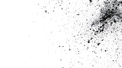 Obraz premium Dark Dust Particle Spread on White Surface Background Subtle Grunge Texture Overlay Design Element