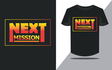 Black T-shirt design with color combination.