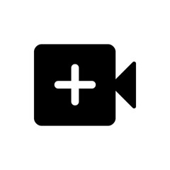 Obraz premium Add Video Icon 