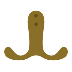 coat hook vector icon