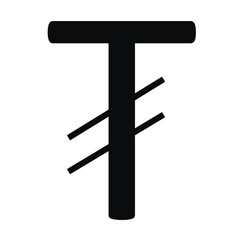symbol money sign Mongolia vector icon