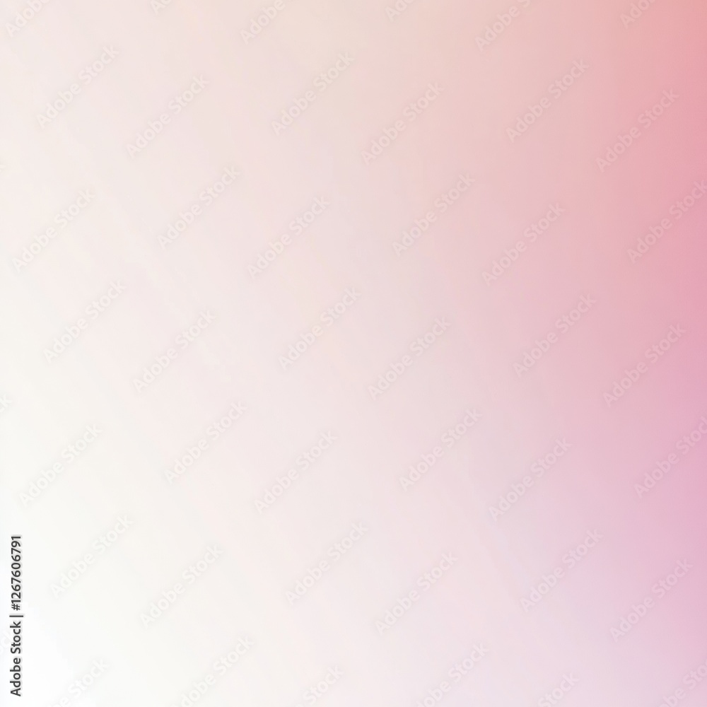 Poster Soft gradient background with gentle hues transitioning from pale pink to white creating a calming visual effect. Generative AI
