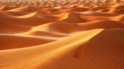 Golden Sand Dunes Abstract Texture for Nature Background and Wallpaper Design