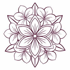 abstract floral pattern