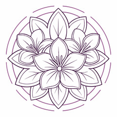 abstract floral pattern