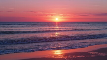 Fototapeta premium sunset at the beach