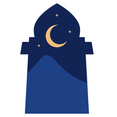Arabic Window Night View