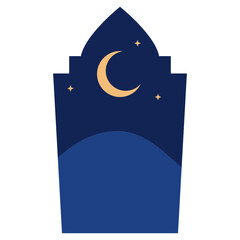 Arabic Window Night View