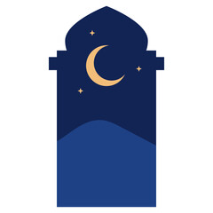 Arabic Window Night View