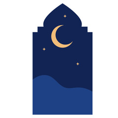 Arabic Window Night View