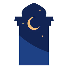 Arabic Window Night View
