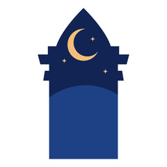 Arabic Window Night View