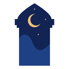 Arabic Window Night View