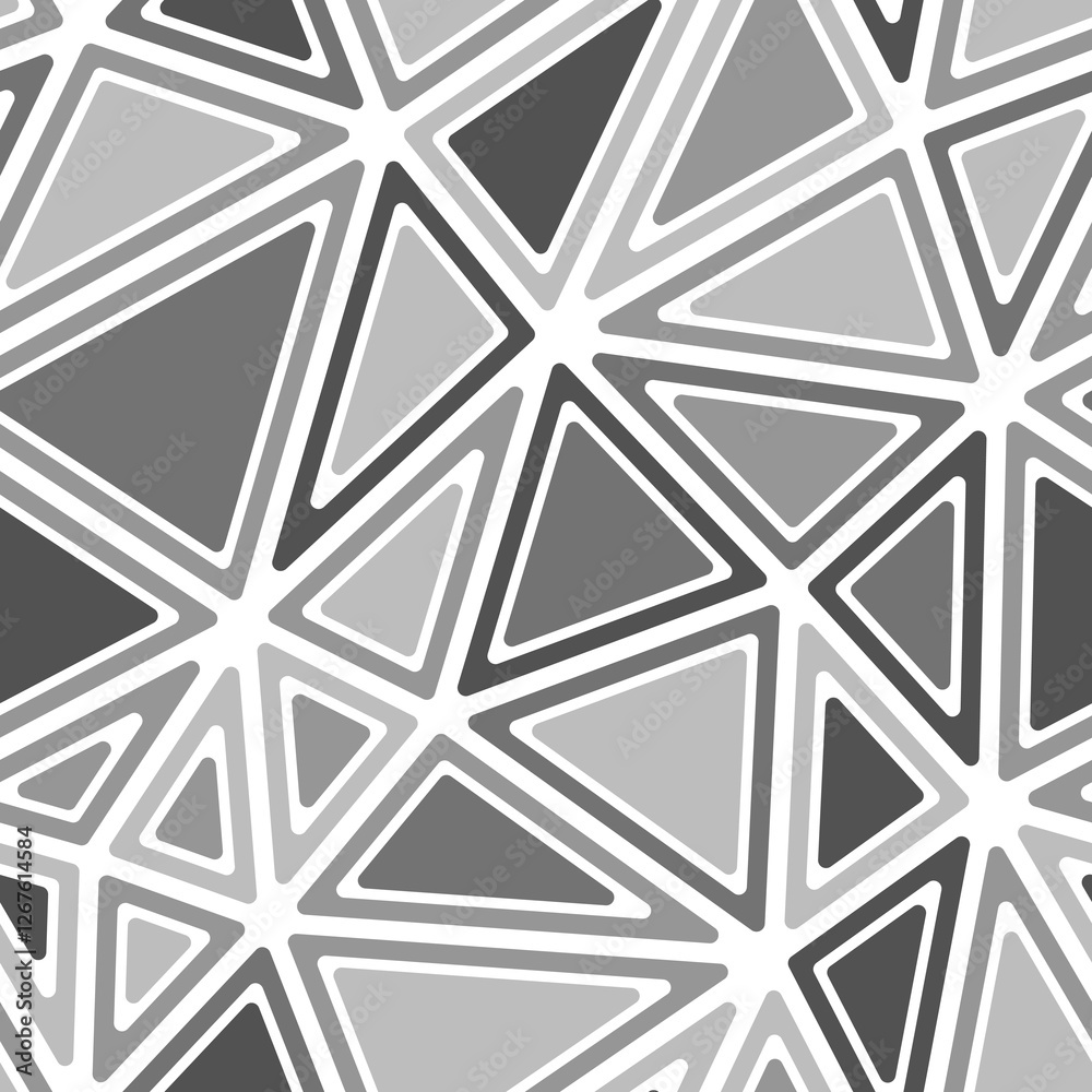 Poster mosaic background. rounded solid shapes in frames. big triangles size. mono tone colored style. repe