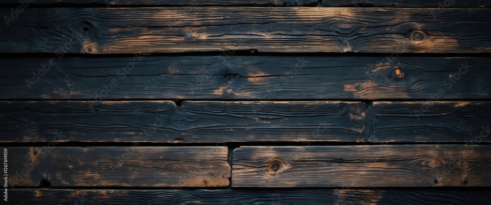 Poster dark wooden plank texture background with natural patterns ideal for design projects and creative ba