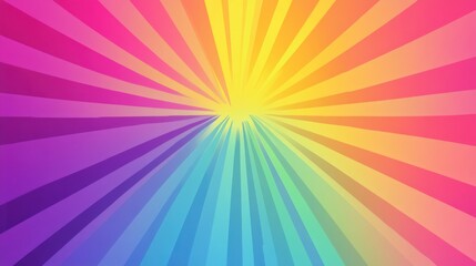 Obraz premium Abstract rainbow sunburst background.