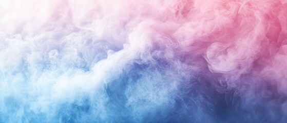 Fototapeta premium Abstract Pastel Smoke Cloud Swirls: Dreamlike, Ethereal Vapor Texture
