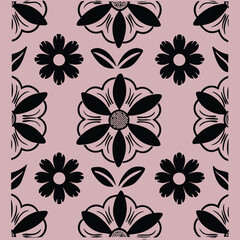  Elegant Floral Line Art Pattern Seamless Botanical Design