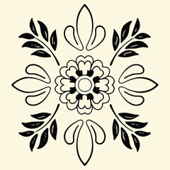  Elegant Floral Line Art Pattern Seamless Botanical Design