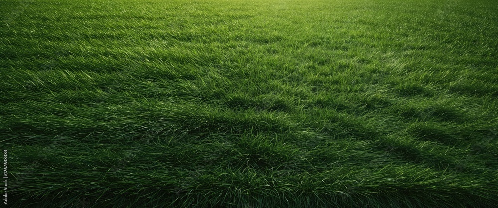 Poster lush green grass background texture with gradual transition from dark to light shades