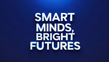 A digital graphic featuring a motivational phrase on a dark background, emphasizing inspiration and positivity