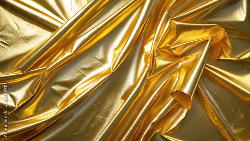 Poster luxurious golden foil texture background for elegant design and decoration with a shiny metallic all
