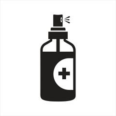 Fototapeta premium Antibacterial sanitizer spray icon. Hand sanitizer icon