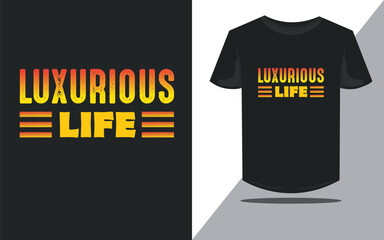 Black T-shirt design with color combination.