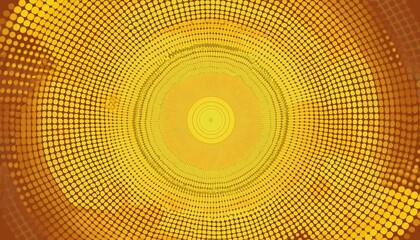 abstract yellow circle dots background