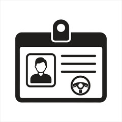 Driver license icon