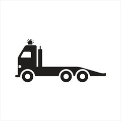 Tow truck icon. Recovery truck. Breakdown cover. Recovery service. Roadside assistance icon