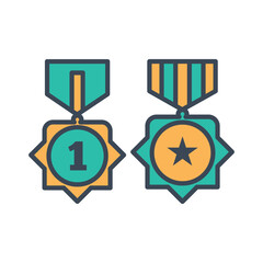  medal icon flat sticker label minimalist design for digital and print projects
 Graphic Design Icons Making a Huge Impact on Visual Aesthetics
