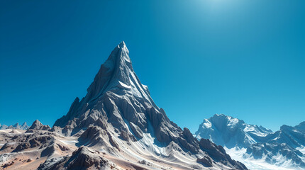 Fototapeta premium snow covered mountains in winter