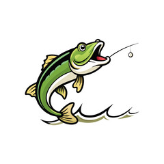 vector illustration fish 