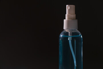 Alcohol gel Sanitizer hand gel cleaners for anti Bacteria and virus on White Background, People using alcohol gel to wash hands to prevent COVID-19 virus