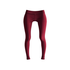 Maroon Women's Leggings - Stylish and Comfortable Bottom Wear