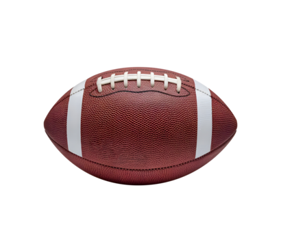 American football cutout image with transparent background png