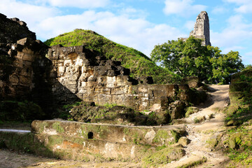 Tikal Archaeological Site, Mayan ruins of the city, Guatemala