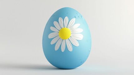 Decorated Egg with Flower Ornament